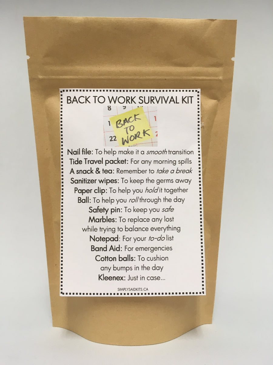 Back To Work Survival Kit – SimplySaidKits
