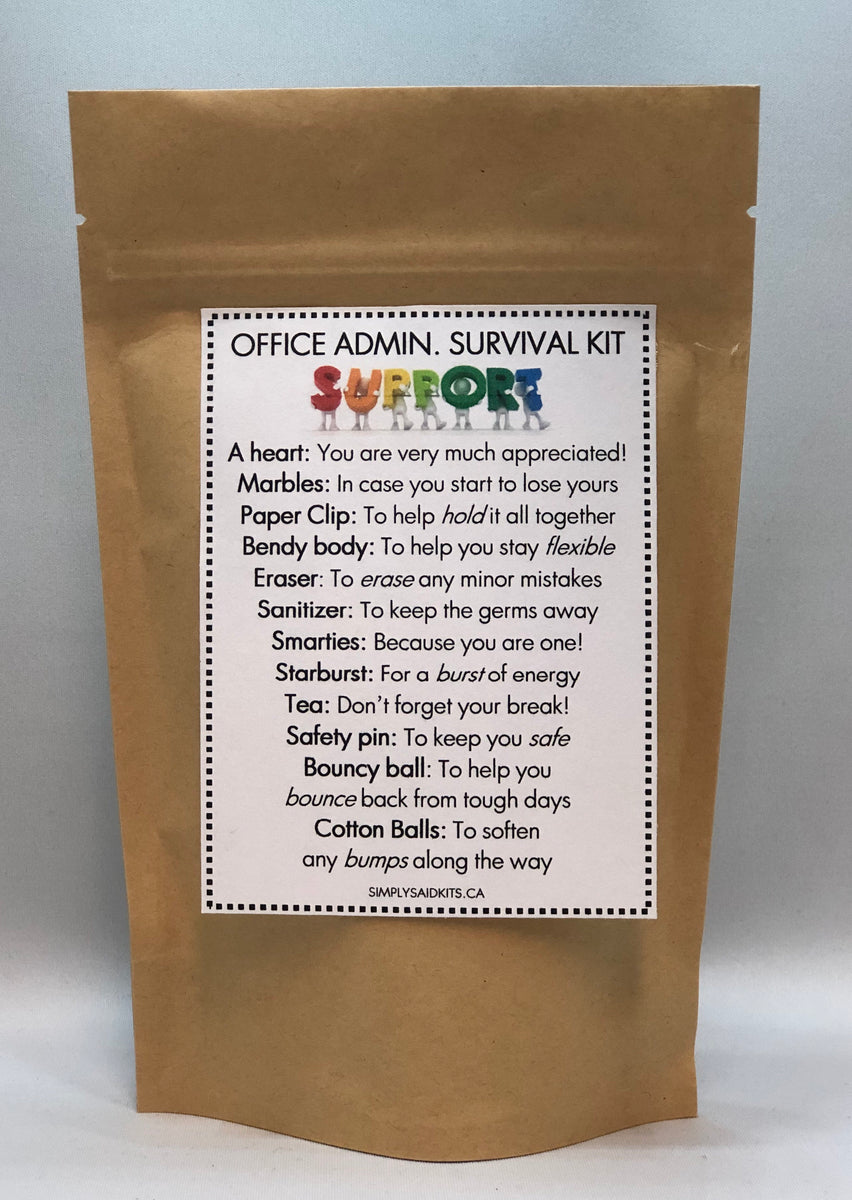 Support staff Office Administrator Survival Kit