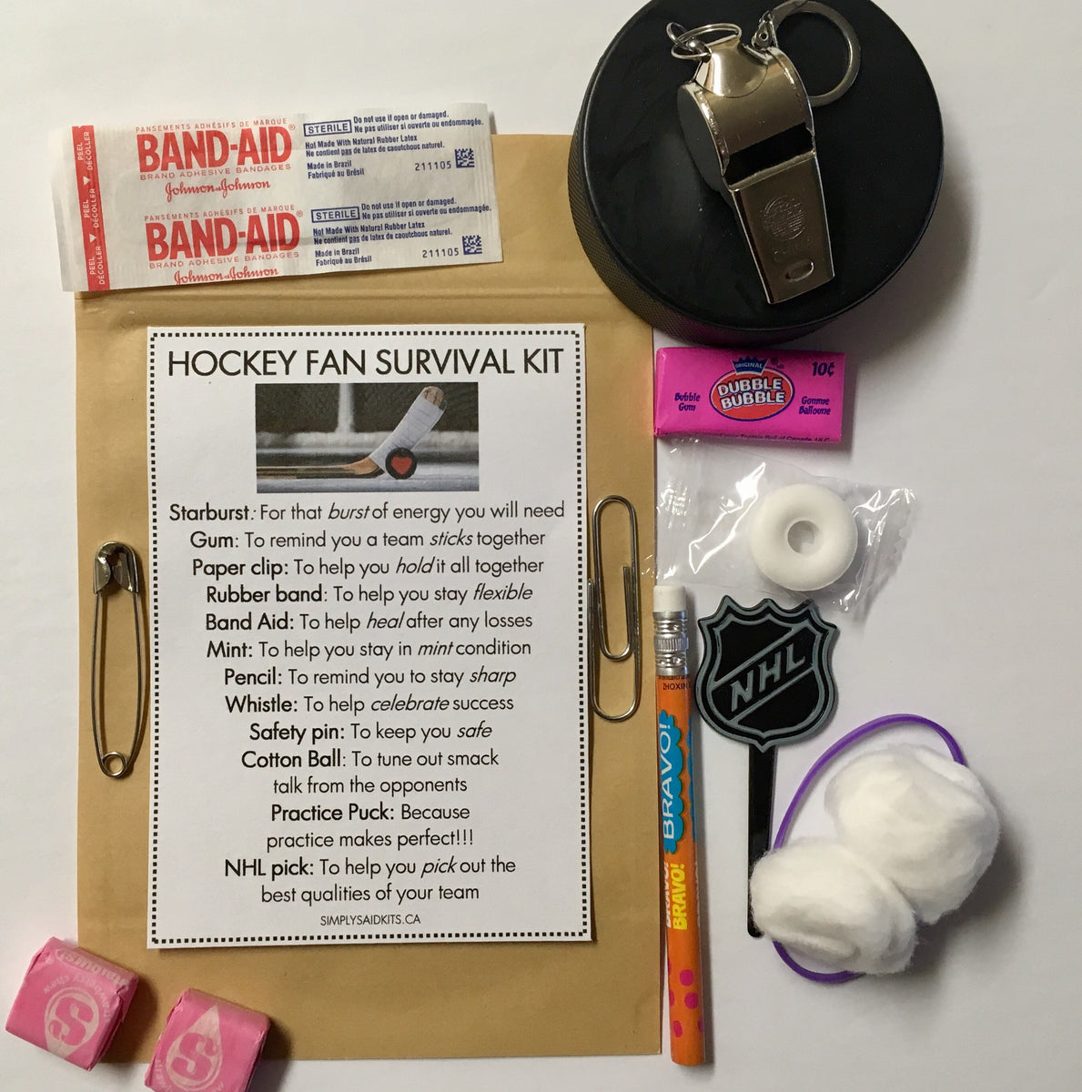 Hockey Fan Survival Kit SimplySaidKits
