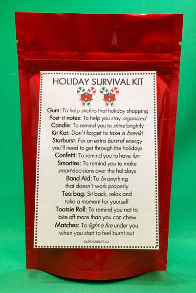 Holiday Survival Kit