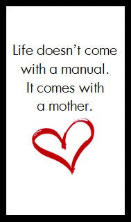 Life doesn't come with a manual...