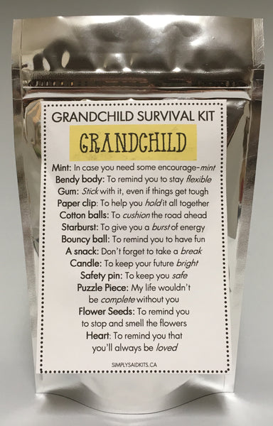 Grandchild's Survival Kit