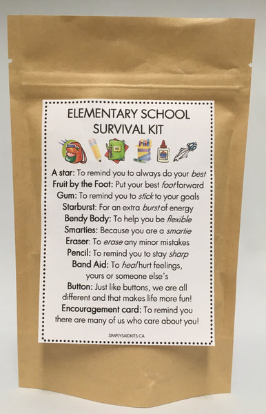 Elementary School Survival Kit