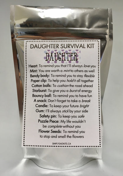 Daughter Survival Kit