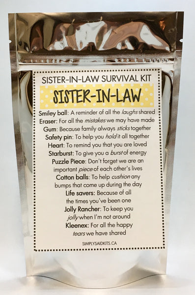 Sister-in-law Survival Kit