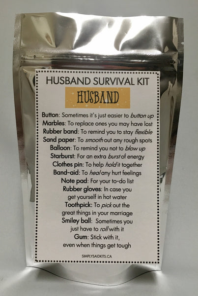 Husband's Survival Kit