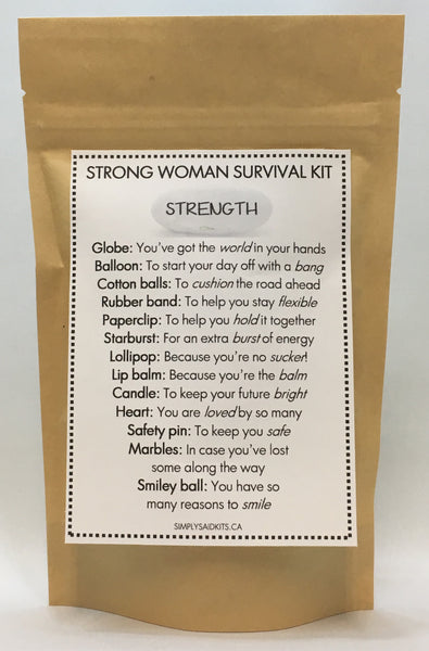 Strong Woman Survival Kit