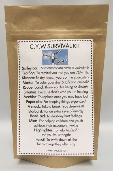Child and Youth Worker Survival Kit