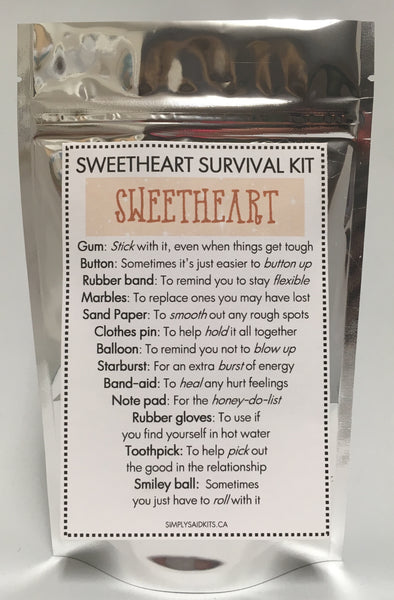 Sweetheart Survival Kit