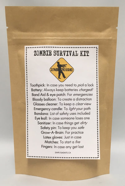 Zombie Survival Kit - Shut Up And Take My Money