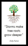 Storms make tree roots grow deeper